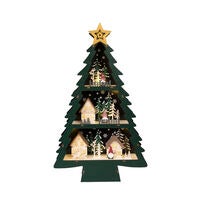 LED Holzweihnachtsbaum, 10 ww