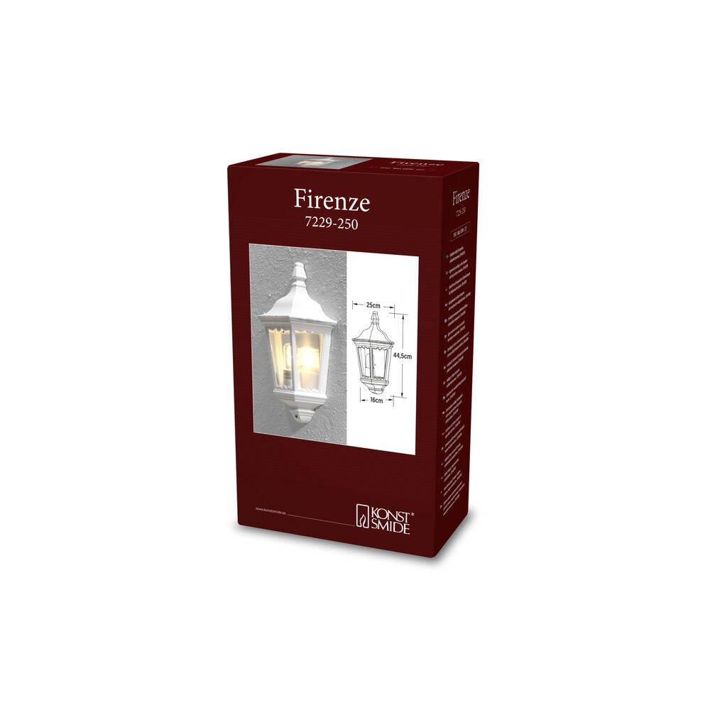 Firenze Flush Light Matt White