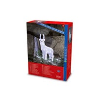 LED Acryl Rentier, 40 kalt wei