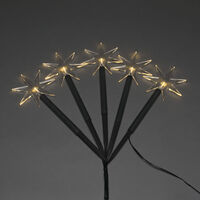 LED Spiessleuchte mit 5 Sterne