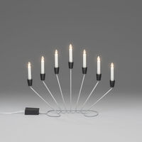 Elljusstake 7 lj  grå