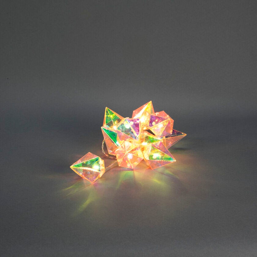 10 LED glober Batteri/timer