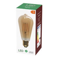 Glödlampa E27 LED ST64 amber