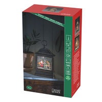 LED Laterne Weihnachtsmann