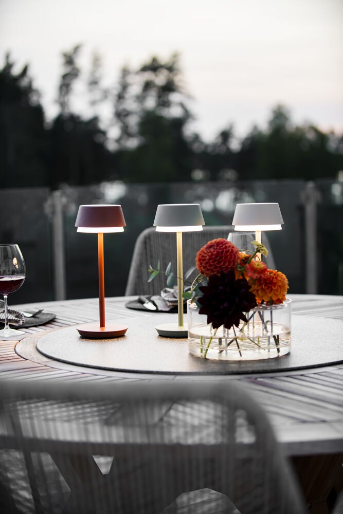 Lyon bordslampa usb Grön/grå