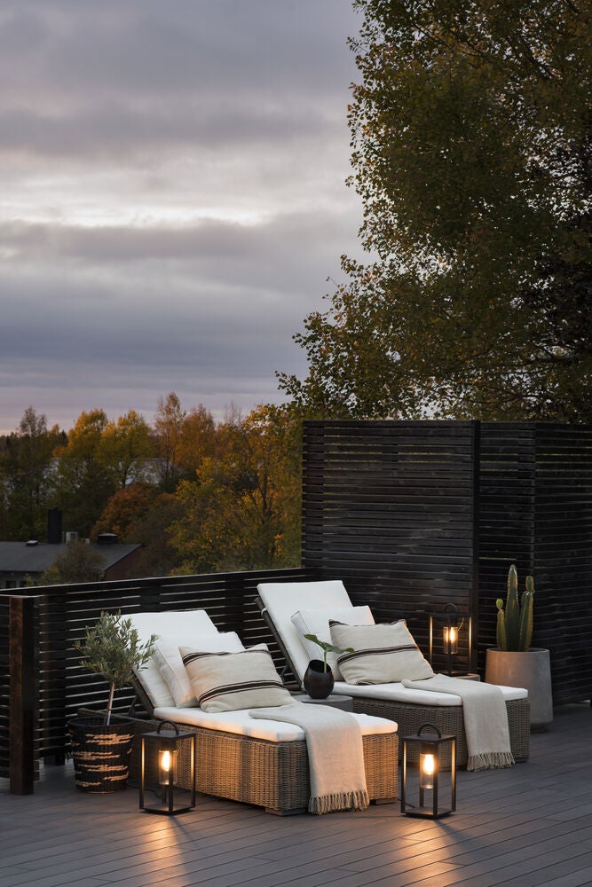 Bologna Bodenleuchte E27 schw