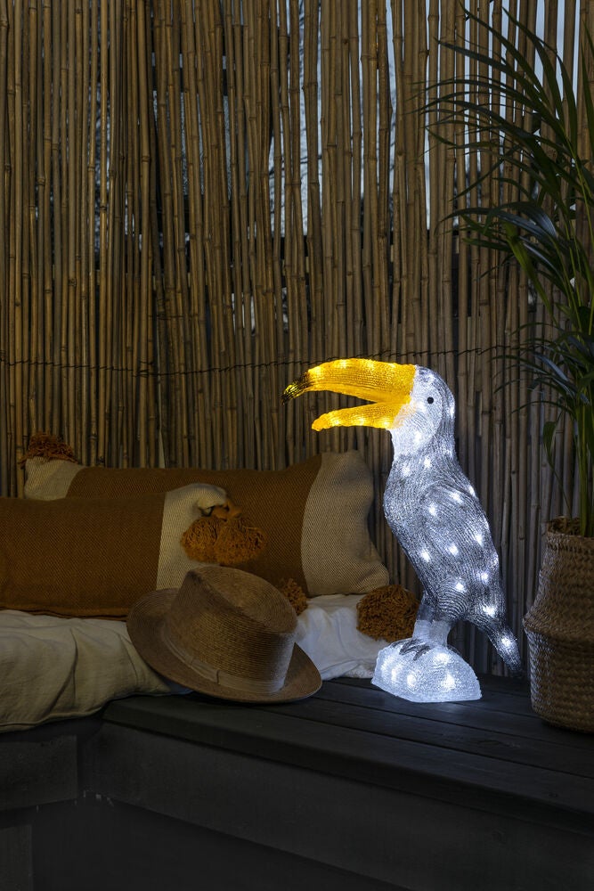 Tukanfågel akryl 47cm 56 LED
