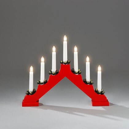 7 Bulb Welcome Light - Red
