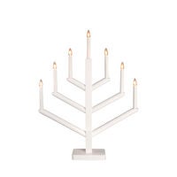 Holzleuchter Holz 7 Lampen Wei