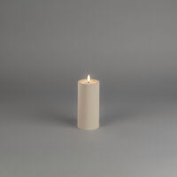 LED candle Beige 15cm 2xAA