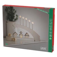 Siluett motiv 8  LED vit