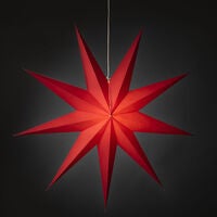 Pappersstjärna röd 115 cm