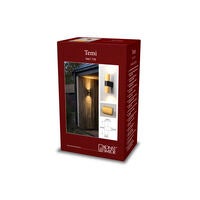 Temi vägg upp/ner GU10 sv/guld