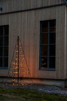 LED Metall Pyramide, 651 bern.