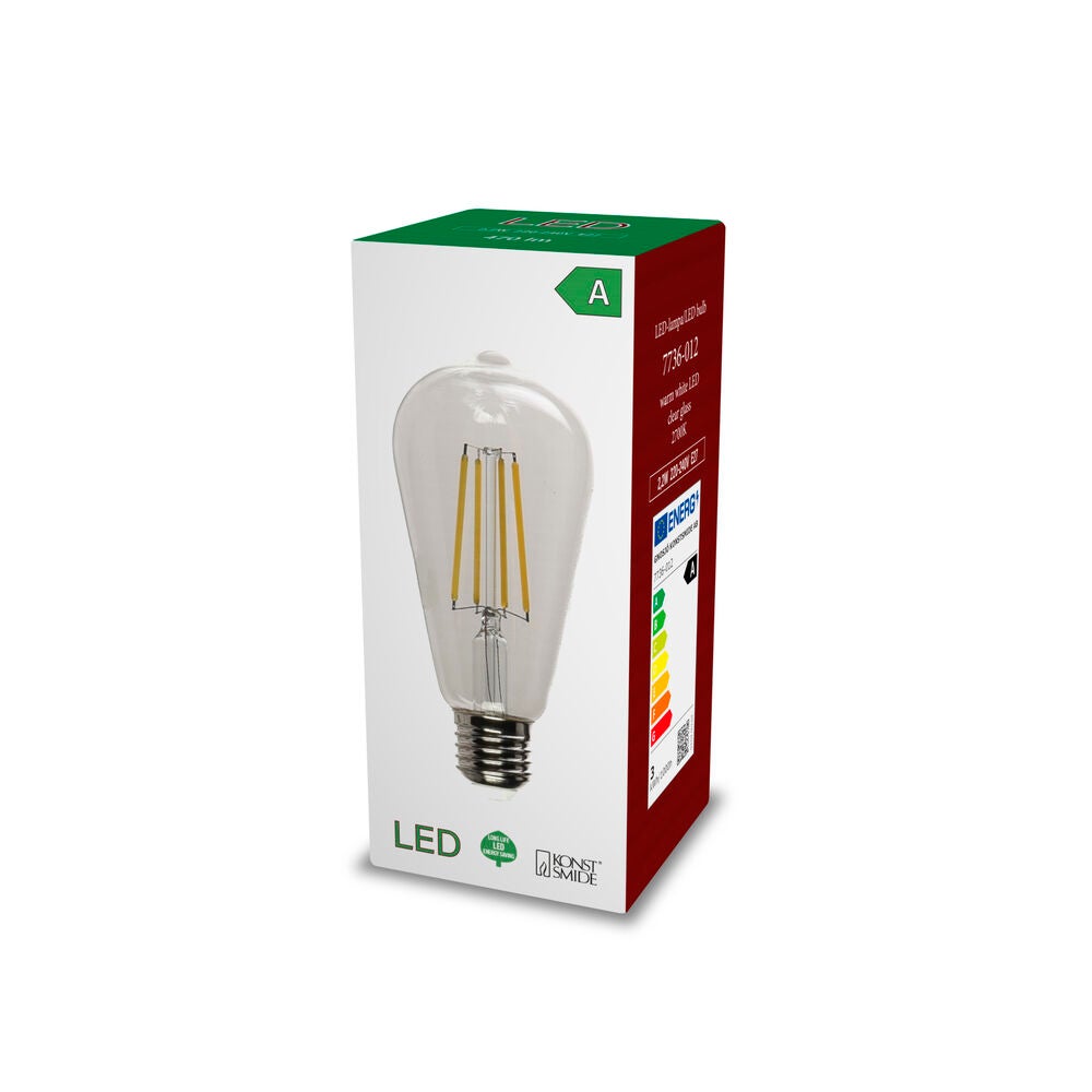Spareb. LED E27 ST64 cl. 2700K