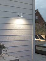 Modena vägglykta ned svart LED