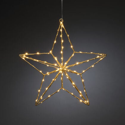 Micro LED Goldstern, 36cm, 90