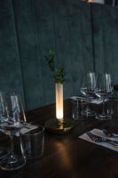 Biarritz bordslampa silver USB