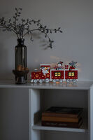 LED Holzsilhouette Zug, B/O