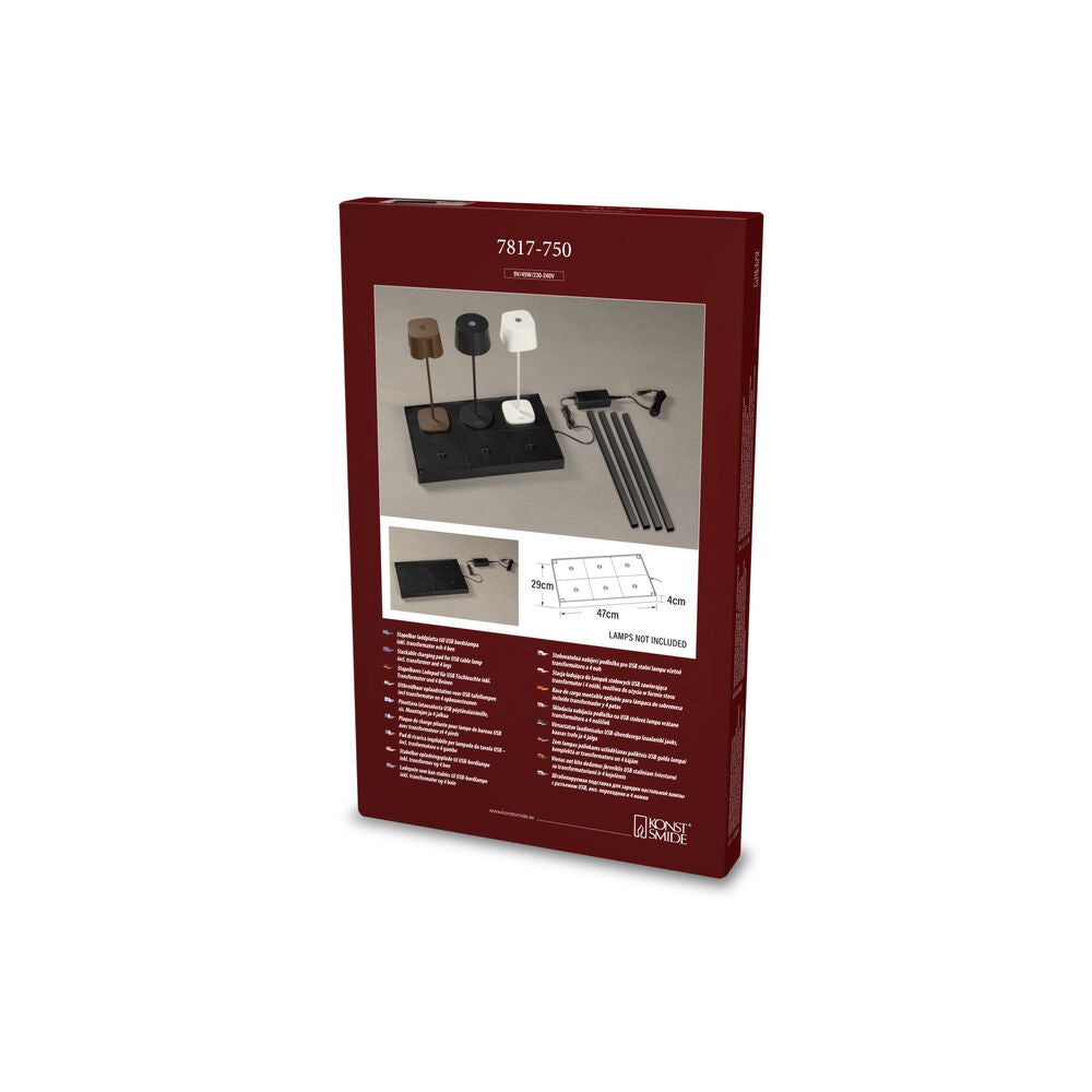 Laddplatta USB bordslampor