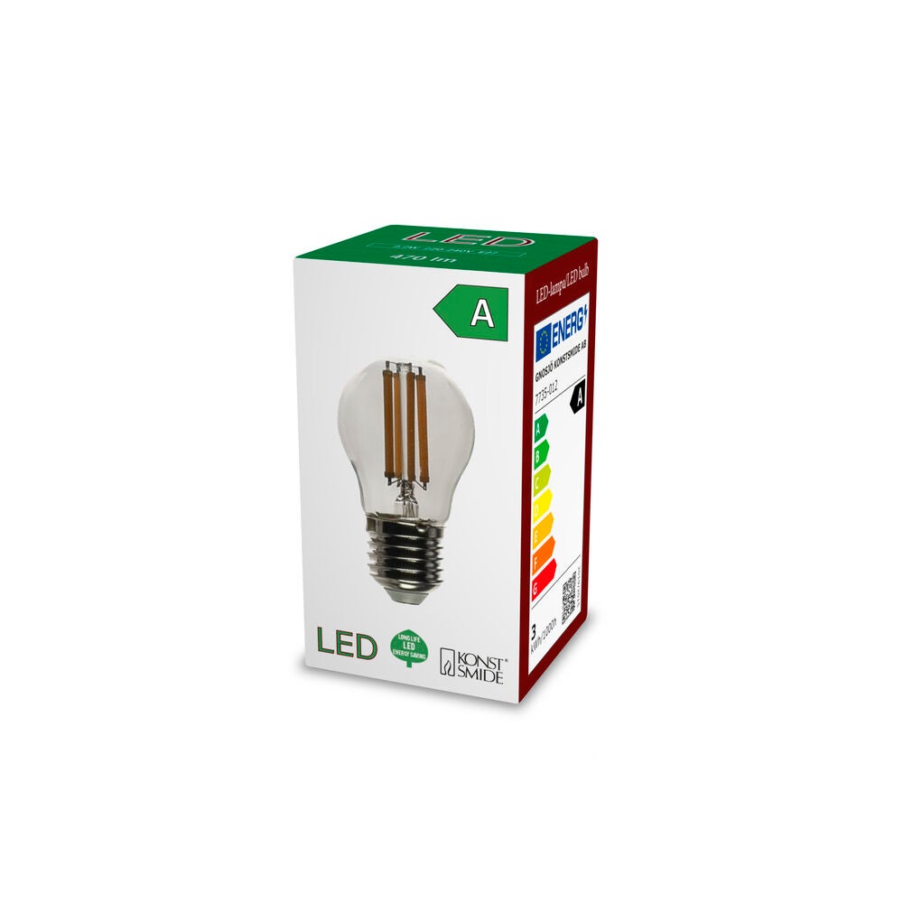 Spareb. LED E27 P45 cl. 2700K