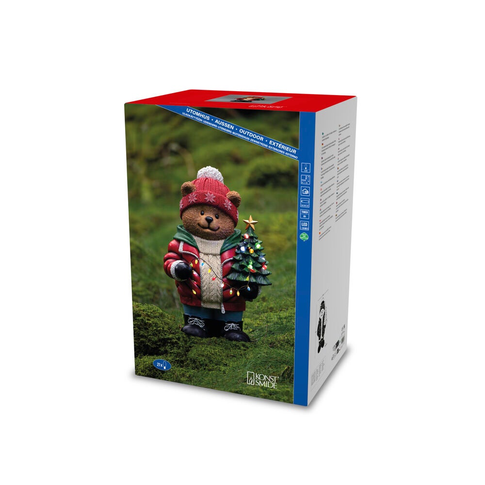 B/O Stor Teddybjörn LED