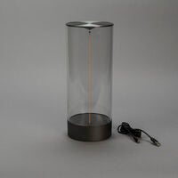 Edison L bordslampa M.Grå USB