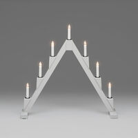 Candlestick 7 bulbs, Grey