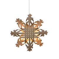 Pappersstjärna brun 50 cm