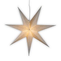 Paper Star hanging 80cm white