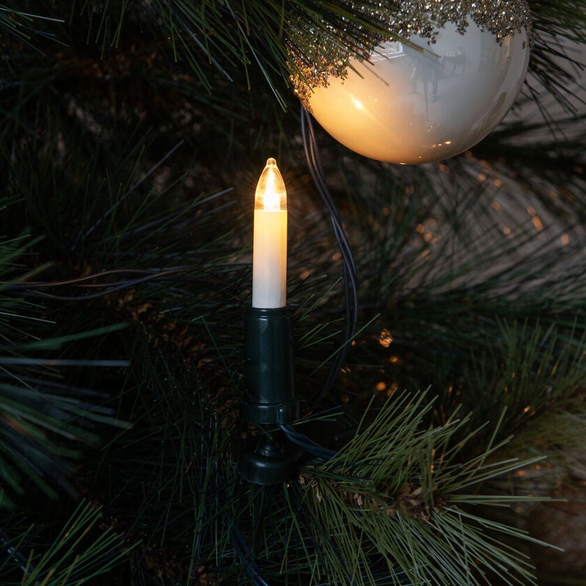 LED Baumkette, 25 Schaftkerzen