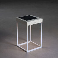 Portofino lanterna USB/sol vit