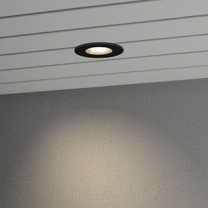 Recessed High Power LED Black