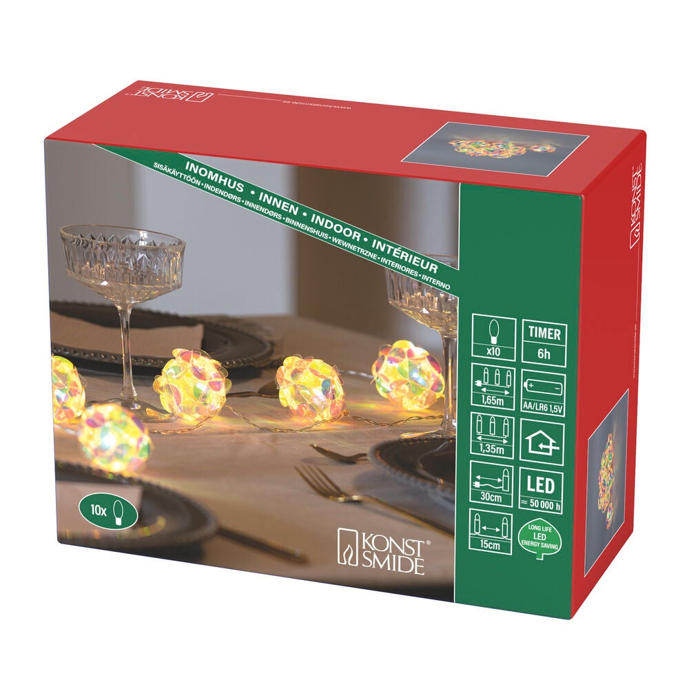 Globes 10 LED B/O timer