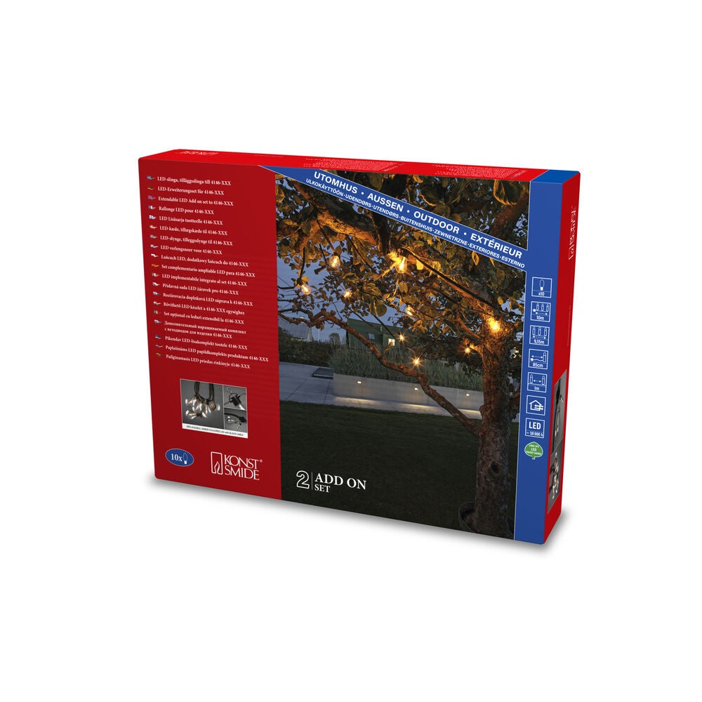 Tilläggsslinga E27 10LED utbyt