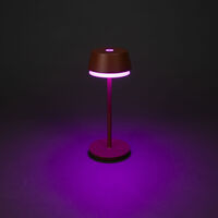 Lyon bordslampa usb Teracotta