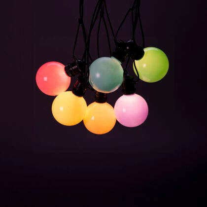 10 Light set LED Solar B/O