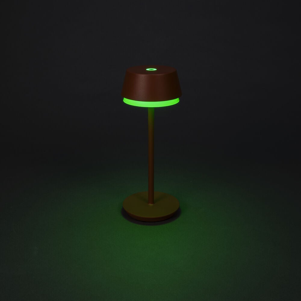 Lyon bordslampa usb Teracotta