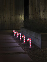 Godisstavar akryl 5st 25cm LED