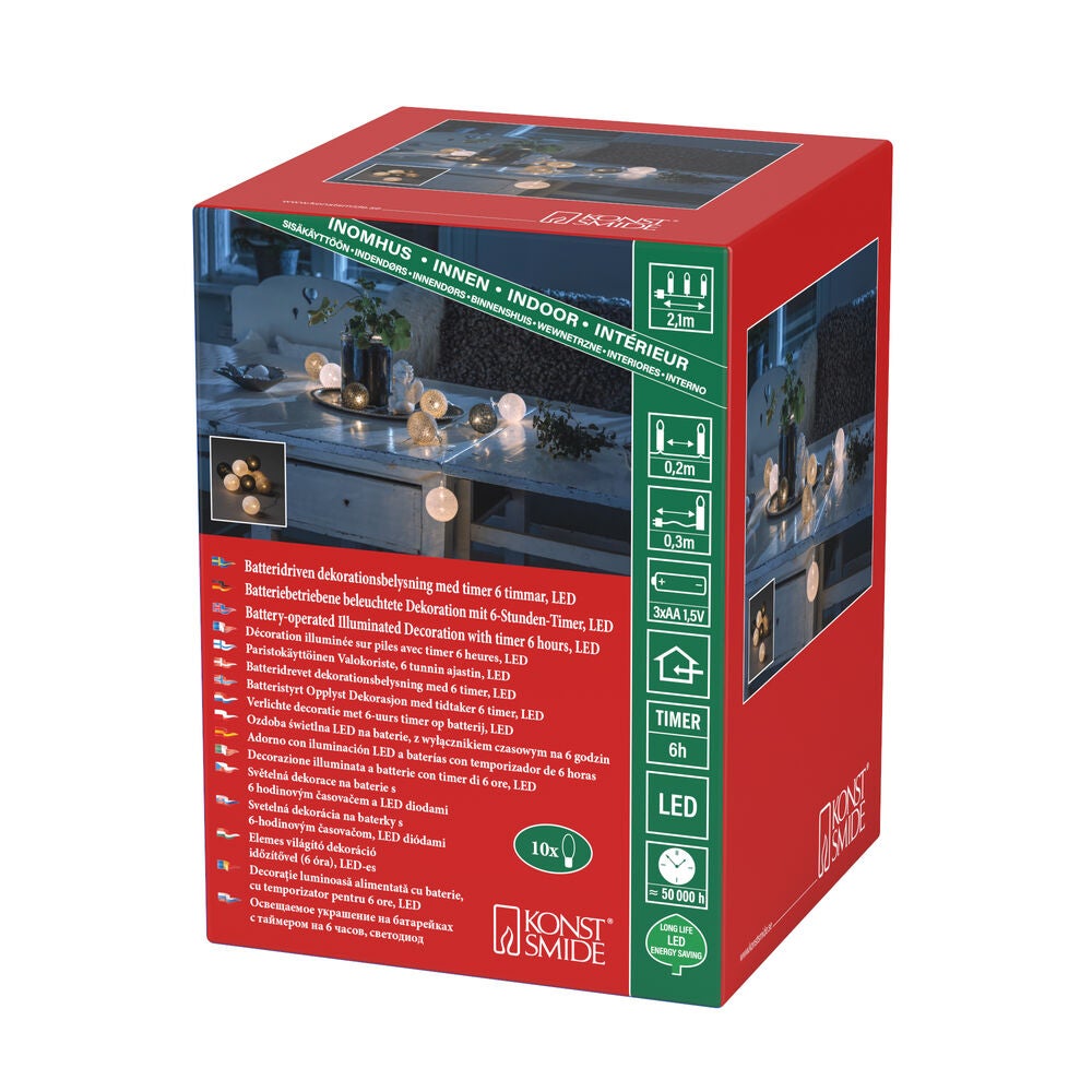 Slinga 10 garnbollar LED