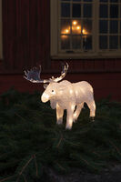 B/O Älg akryl 21 cm 24 LED