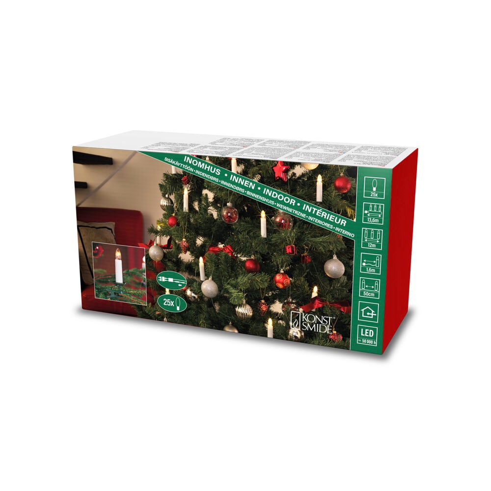 Julgransbelysning 25 DC LED