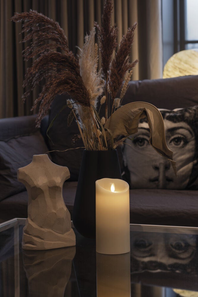 Wax Candle LED 8.8x 17.7cm B/O