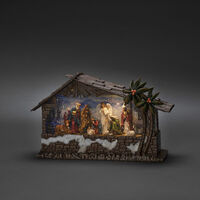 Water Lantern Nativity Scene