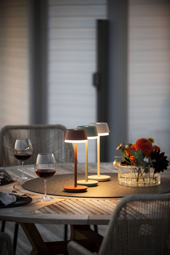 Lyon bordslampa usb Grön/grå