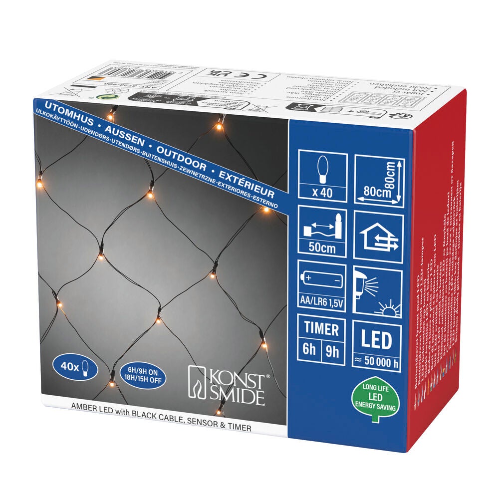 LED Lichternetz, mit Lichtse