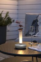Biarritz bordslampa silver USB