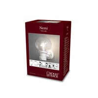 Nemi vägglykta E27 vit PIR