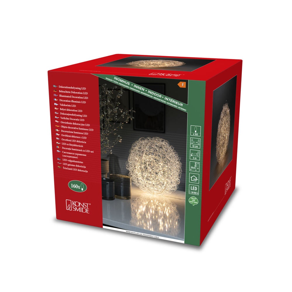 Dekorationsboll av tråd, 30 cm