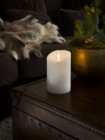 Vaxljus 10,2x15,2cm LED vit